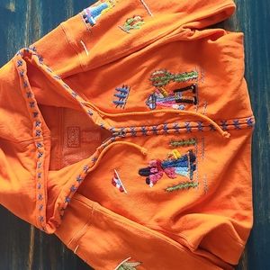 Lucky brand large embroidery jacket